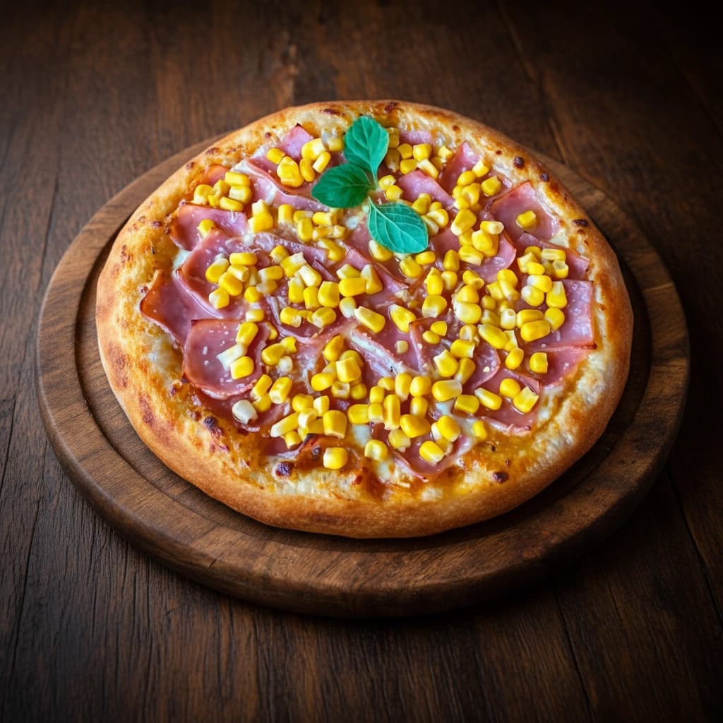 Pizza Jamón Maíz a domicilio en Riohacha