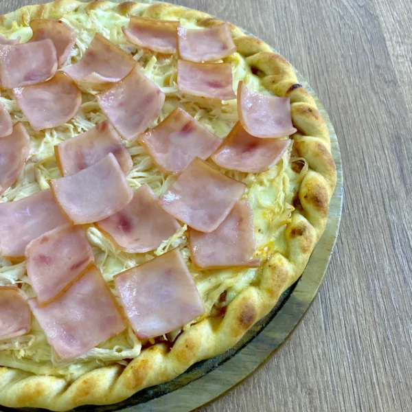 Pizza jamon pollo